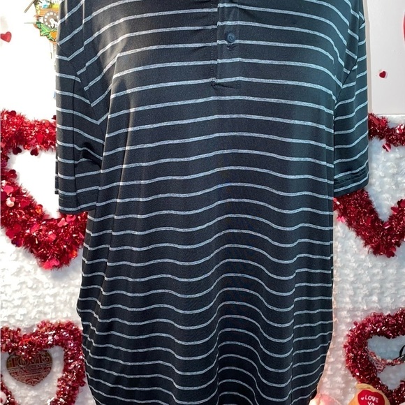 NWOT Members Mark, active performance, polos men, size large, striped polo - Picture 3 of 9